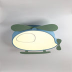 Lumendat Cartoon Creative Colorful Aircraft LED Eye Protection Kids Flush Mount Ceiling Light Lumendat