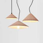 Nordic Resin 1-light Textured Umbrella Pendant Light BulbSquare