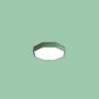 Nordic Macaron Diamond Geometry Iron Acrylic LED Flush Mount Ceiling Light BulbSquare