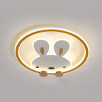Lumendat Childlike Creative Cartoon Rabbit Design LED Flush Mount Light Lumendat