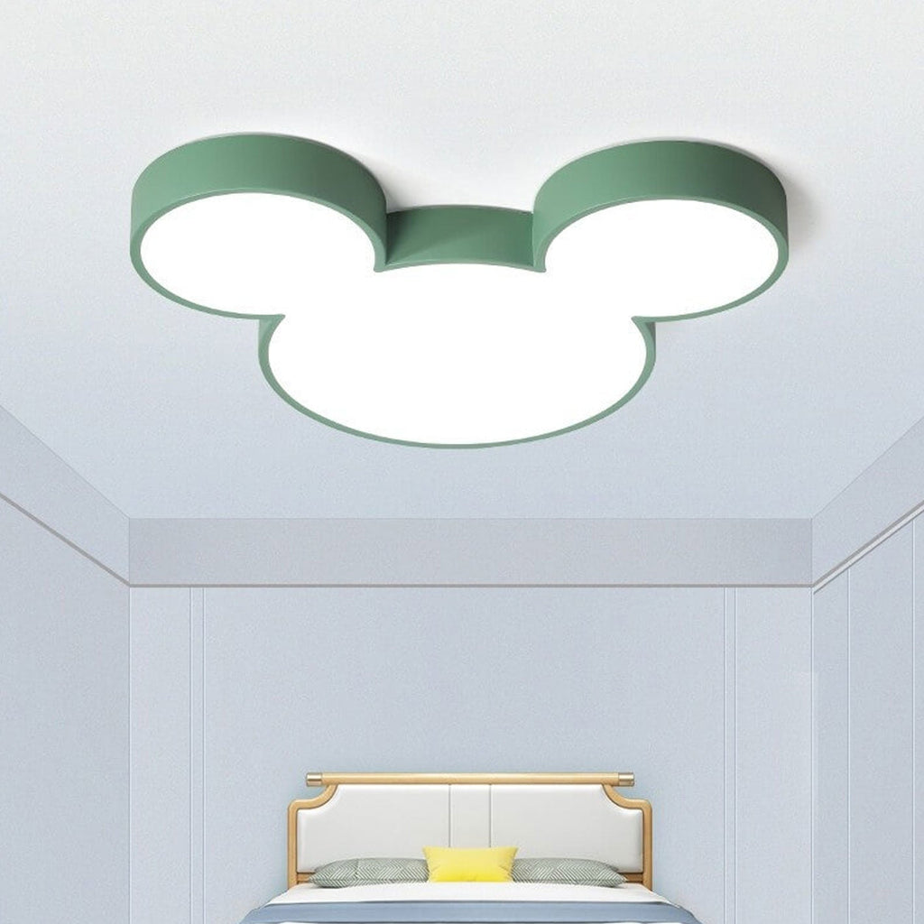 Mouse Cartoon Slim LED Flush Mount Ceiling Light Lumendat