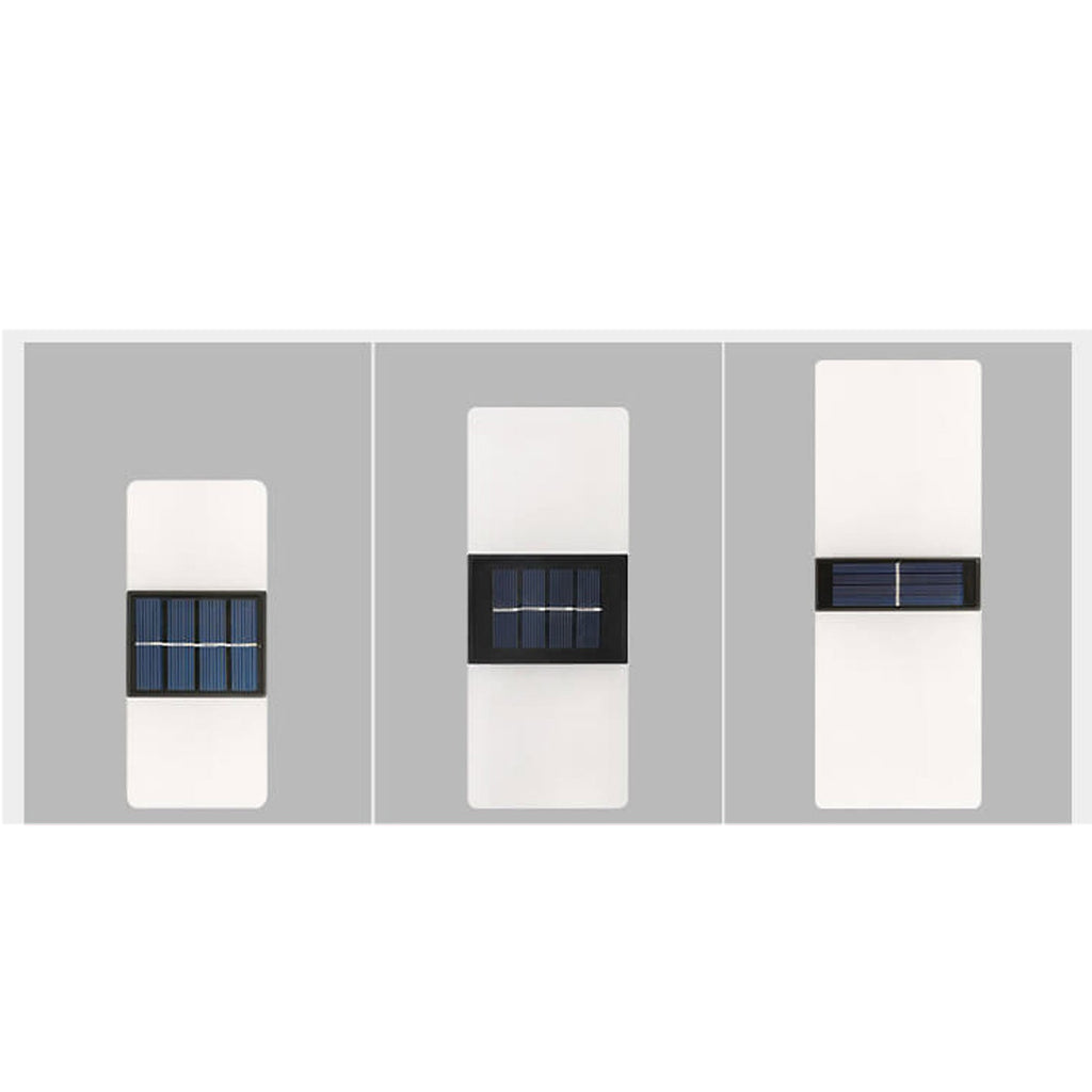 Courtyard Waterproof Acrylic LED Solar Wall Sconce Lamp Outdoor Light Lumendat