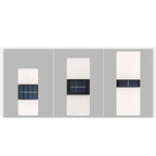Courtyard Waterproof Acrylic LED Solar Wall Sconce Lamp Outdoor Light Lumendat