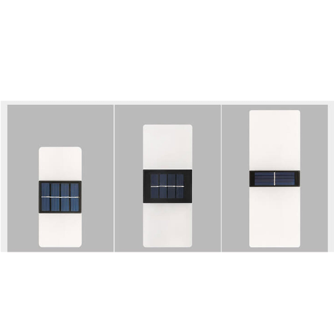 Courtyard Waterproof Acrylic LED Solar Wall Sconce Lamp Outdoor Light Lumendat