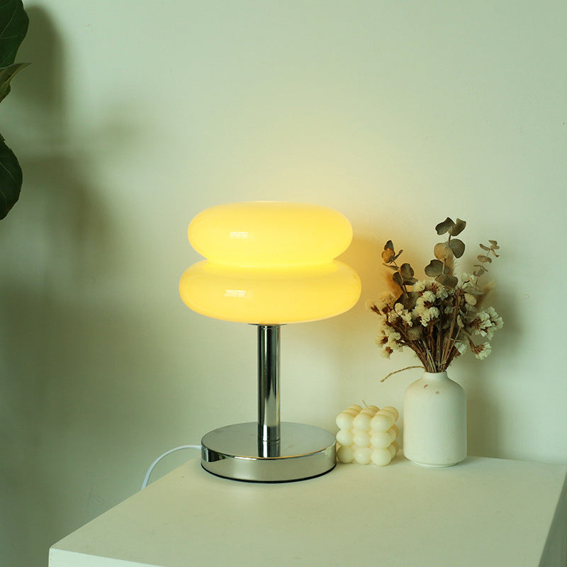Modern Glass Tart Design 1-Light Table Lamp Lumendat