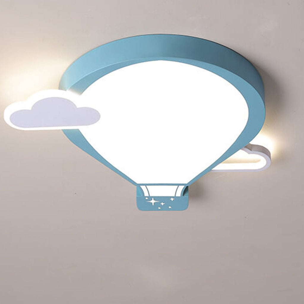 Lumendat Cartoon Hot Air Balloon Kid LED Flush Mount Ceiling Light Lumendat