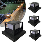 Outdoor Solar Pillar Head Light Square Pillar Head Light Garden Light Lumendat