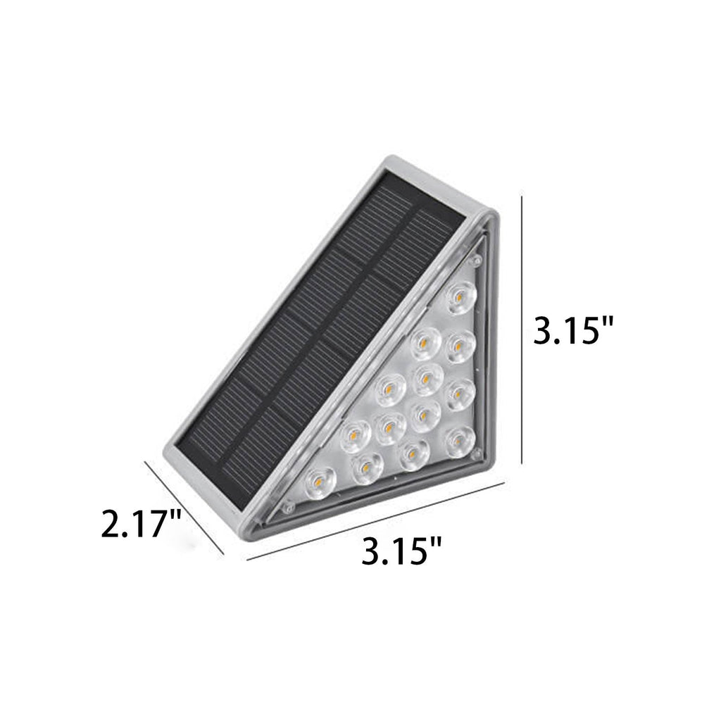 Solar Waterproof Stereo Triangle LED Outdoor Stair Lamp Lumendat