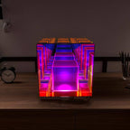 Nordic Creative Stereo Rubik's Cube LED Night Light Touch Switch Table Lamp Lumendat