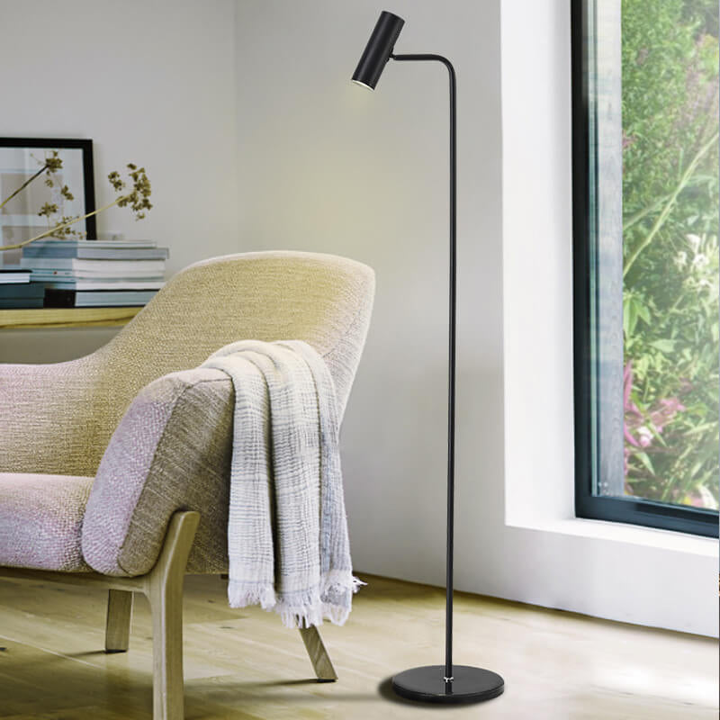 Industrial Iron Simple Lamp Base Adjustable LED Standing Floor Lamp Lumendat