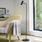 Industrial Iron Simple Lamp Base Adjustable LED Standing Floor Lamp Lumendat