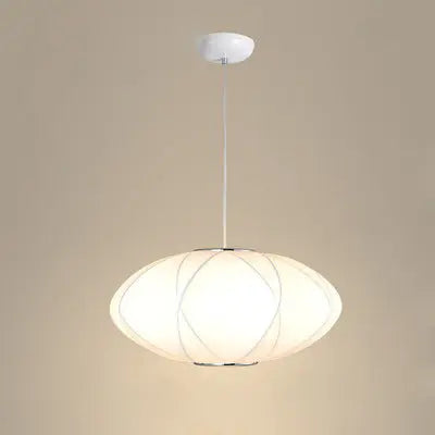 Creative Minimalist Fabric Lantern 1-light Pendant Light BulbSquare