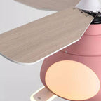 Lumendat Cartoon Creative Aircraft Design LED Downrods Ceiling Fan Light Lumendat