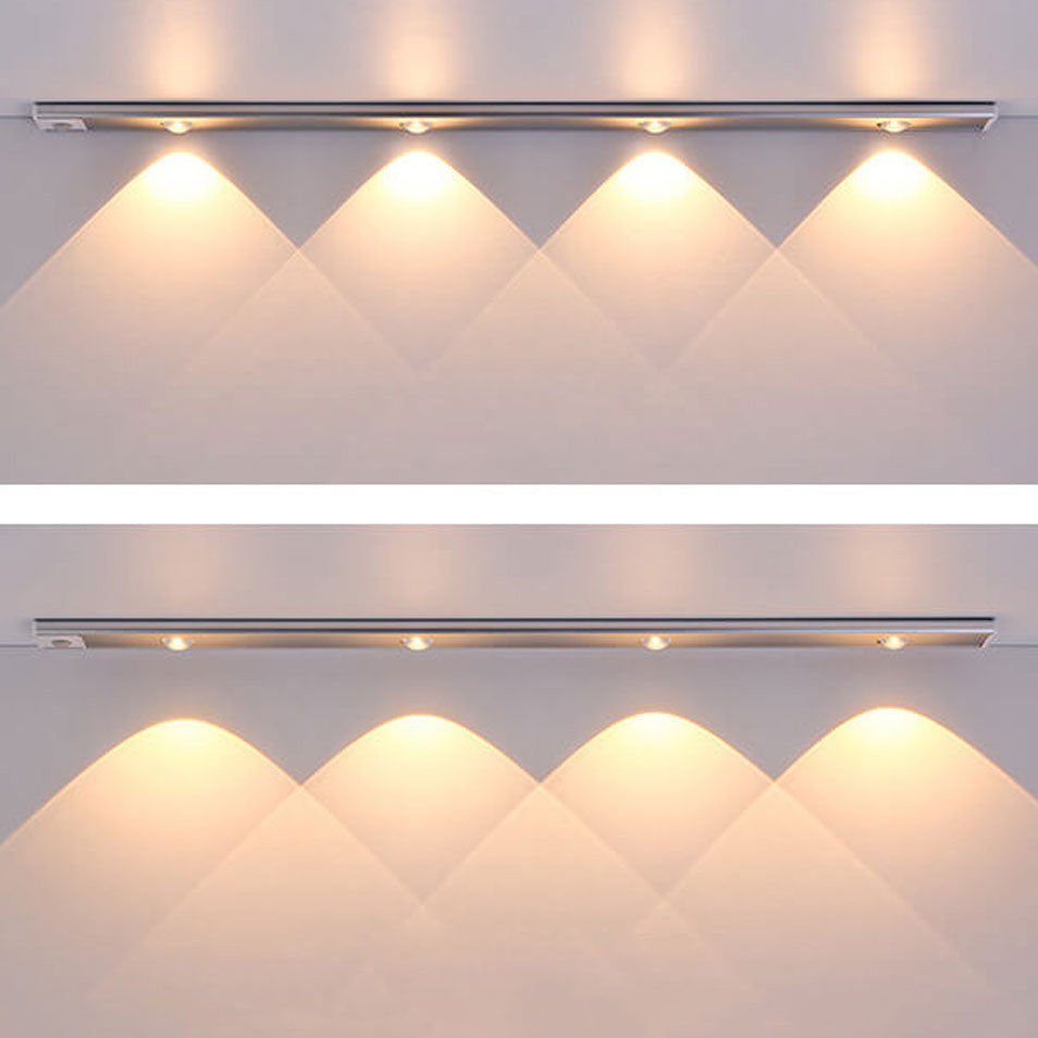 Ultra-thin Smart LED Human Sensor Charging Hill Ripple Light Strip Lumendat
