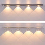 Ultra-thin Smart LED Human Sensor Charging Hill Ripple Light Strip Lumendat