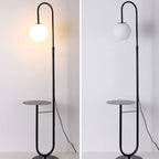 Nordic Minimalist Iron Marble Table LED Standing Floor Lamp Lumendat