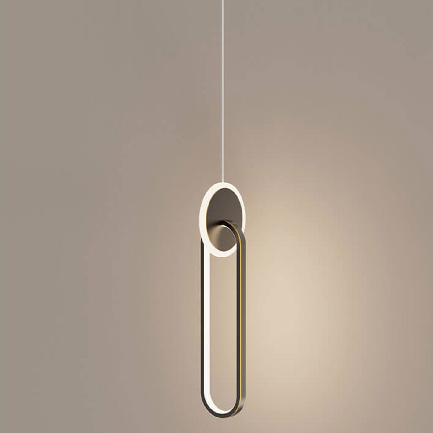 Modern Minimalist All-copper LED 1-Light Pendant Light