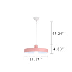 Modern Nordic Macaron Color 1-light Pendant Light BulbSquare