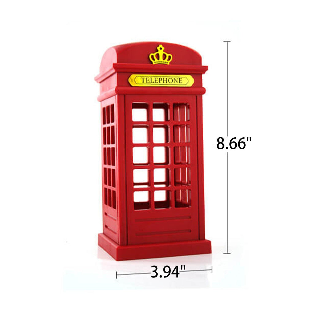 Retro Touch Creative British Phone Booth Design LED Night Light Table Lamp Lumendat
