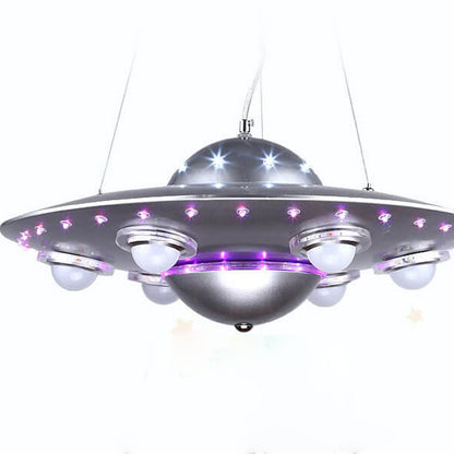 Creative Cartoon Ufo Flying Saucer LED Kids Chandelier