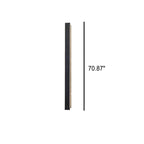 Retro Outdoor Rectangular Strip Waterproof LED Wall Sconce Lamp