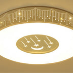Lumendat Modern Minimalist Starry Sky Round Children's LED Flush Mount Ceiling Light Lumendat