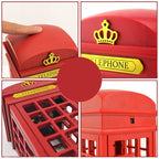 Retro Touch Creative British Phone Booth Design LED Night Light Table Lamp Lumendat