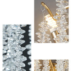 Modern Light Luxury Tree Branch Crystal 3-Light Wall Sconce Lamp Lumendat