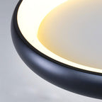 Modern Minimalist Round Aluminum Acrylic LED Flush Mount Ceiling Light Lumendat