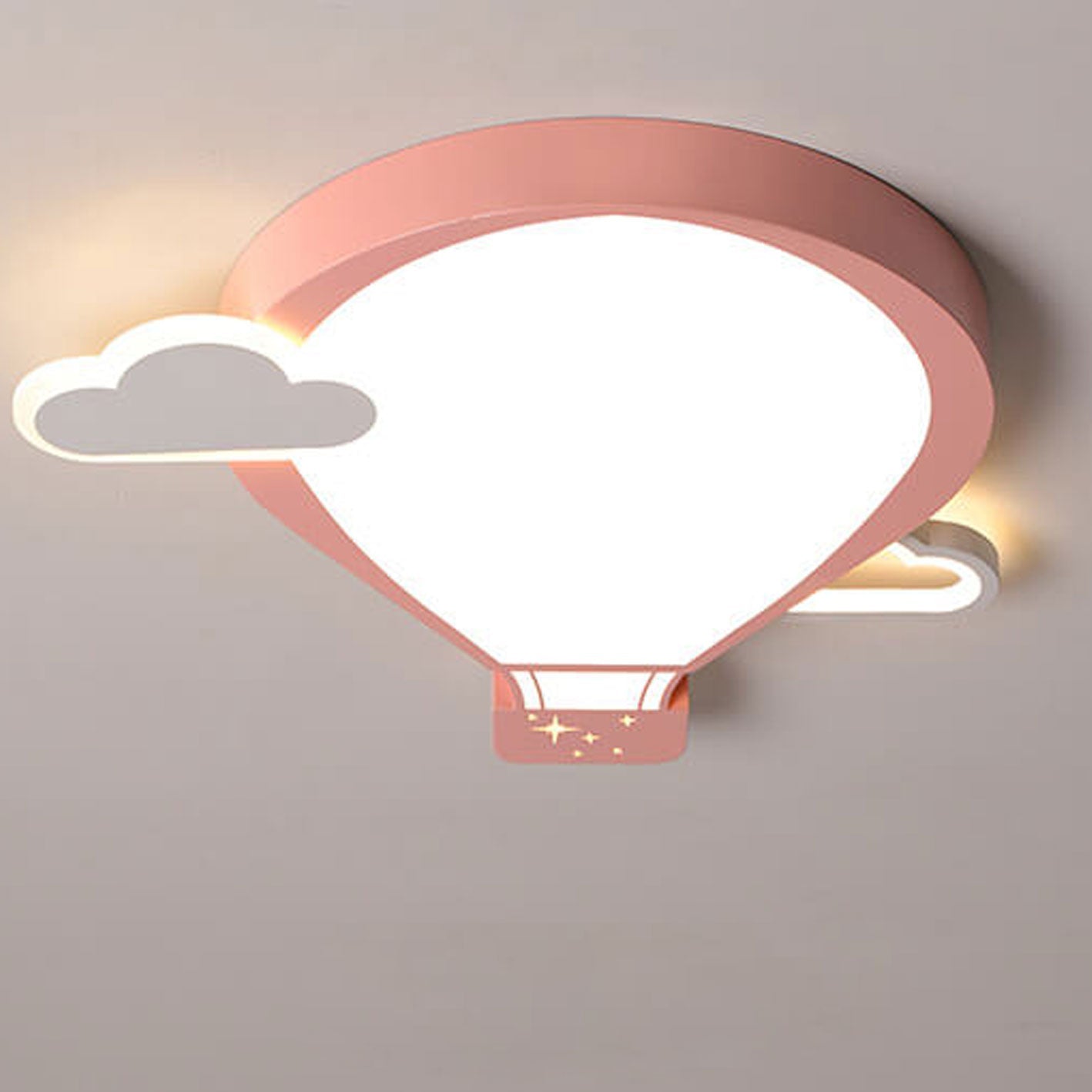 Lumendat Cartoon Hot Air Balloon Kid LED Flush Mount Ceiling Light Lumendat