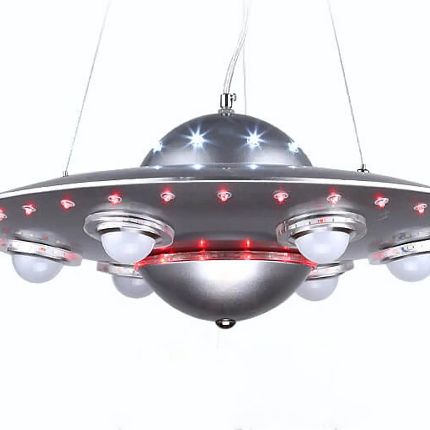 Creative Cartoon Ufo Flying Saucer LED Kids Chandelier Lumendat