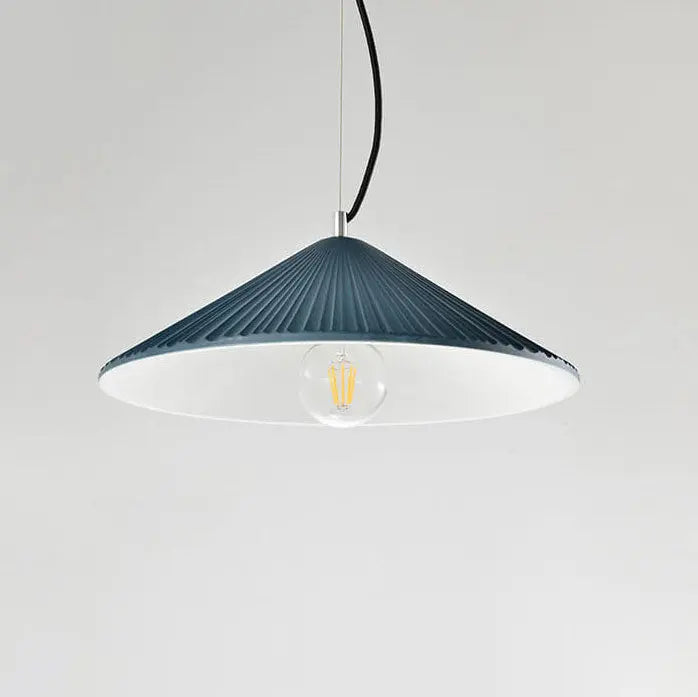 Nordic Resin 1-light Textured Umbrella Pendant Light BulbSquare