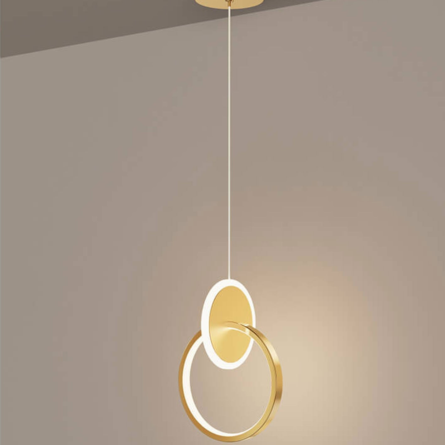 Modern Minimalist All-copper LED 1-Light Pendant Light