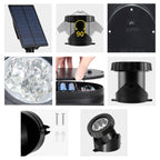 Solar Waterproof RGB Lawn Decoration LED Spotlight Landscape Light Lumendat