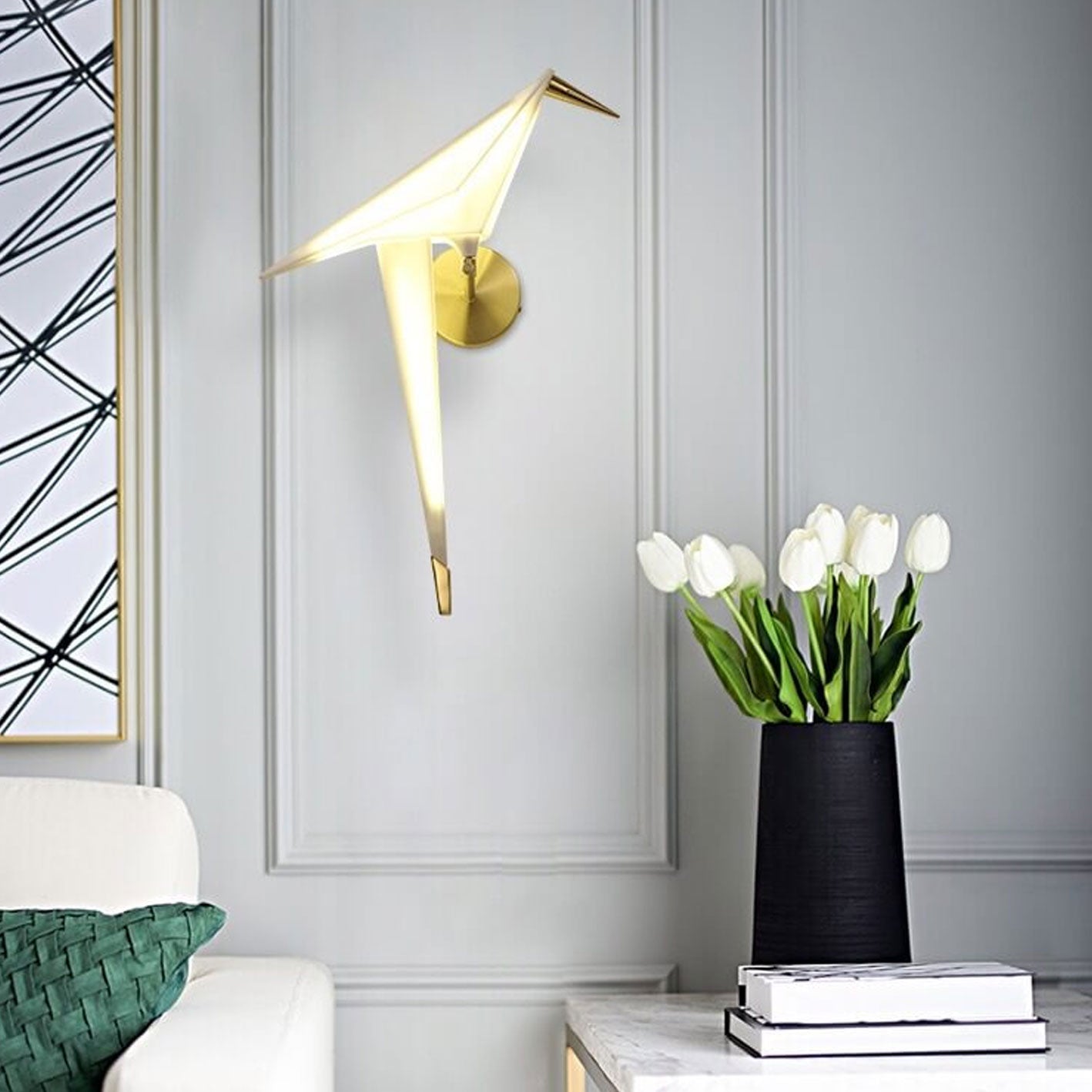 Modern Creative Thousand Paper Cranes LED Wall Sconce Lamp Lumendat