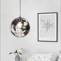 Contemporary Creative Round Earth Shaped Iron 1-light Pendant Light for Living Room Lumendat