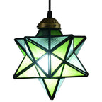 Tiffany Star Shade Icy Clear Glass 1-light LED Pendant Light BulbSquare