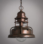 Industrial Truncated Shade 1-light Dome Pendant Light BulbSquare