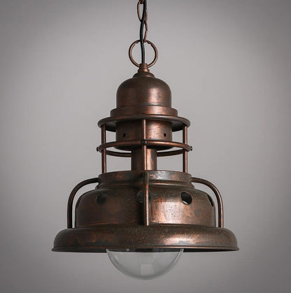 Industrial Truncated Shade 1-light Dome Pendant Light