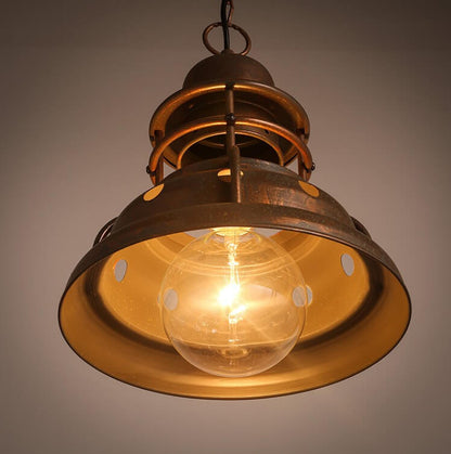 Industrial Truncated Shade 1-light Dome Pendant Light