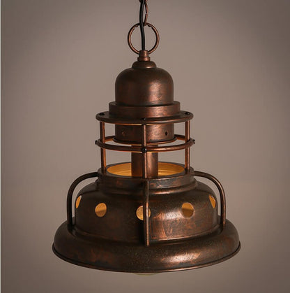 Industrial Truncated Shade 1-light Dome Pendant Light