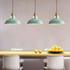 Industrial 1-light Colorful Barn Shade Pendant Light Lumendat