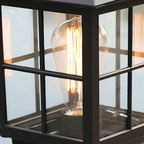 European Outdoor Column Lantern Waterproof Rustproof 1-Light Patio Light Lumendat
