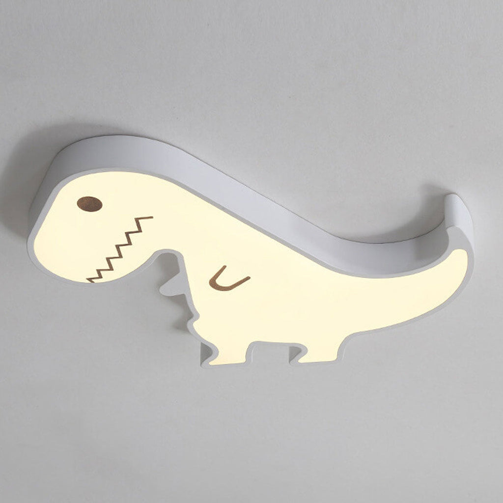Lumendat Cartoon Creative Metal Dinosaur LED Flush Mount Ceiling Light Lumendat