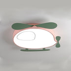 Lumendat Cartoon Creative Colorful Aircraft LED Eye Protection Kids Flush Mount Ceiling Light Lumendat