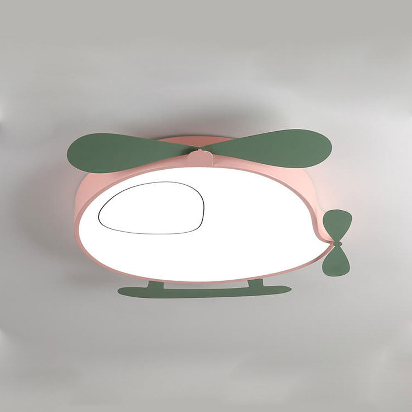 Lumendat Cartoon Creative Colorful Aircraft LED Eye Protection Kids Flush Mount Ceiling Light Lumendat
