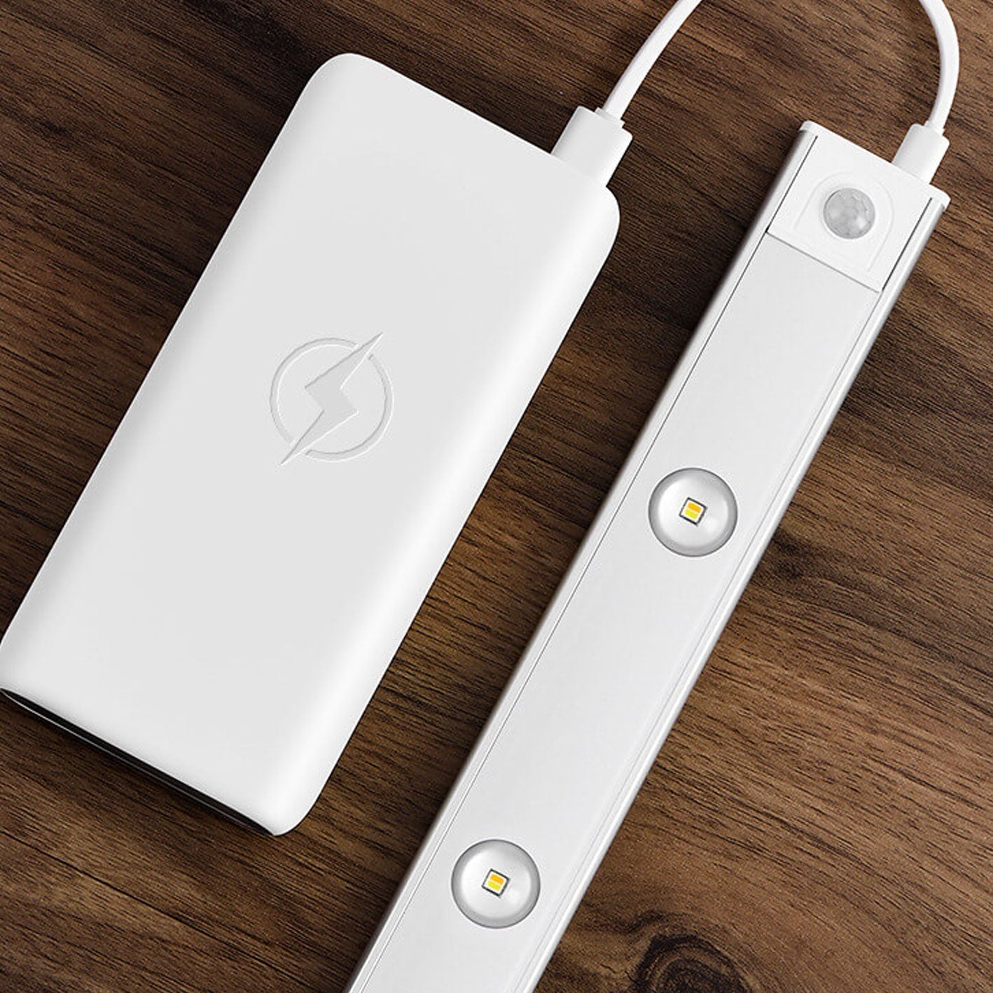 Ultra-thin Smart LED Human Sensor Charging Hill Ripple Light Strip Lumendat