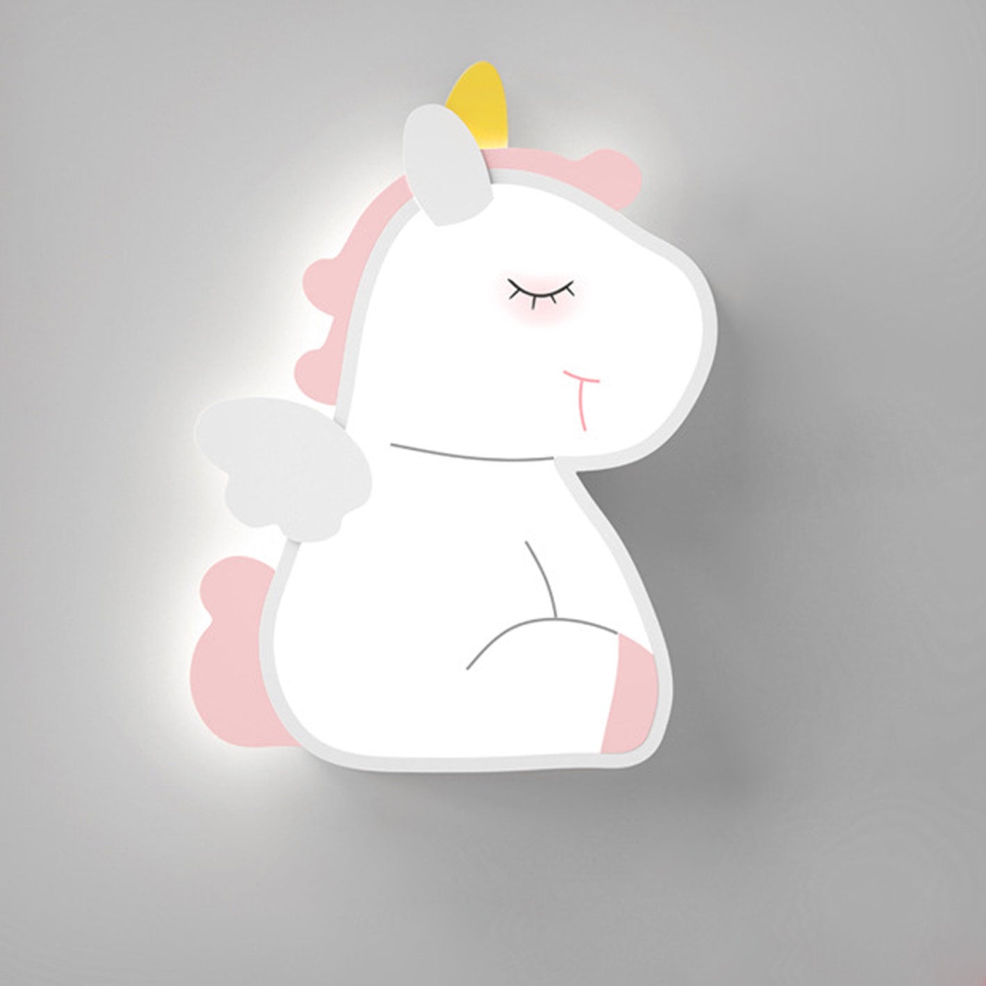 Lumendat Creative Cartoon Rabbit Unicorn Kids LED Wall Sconce Lamp Lumendat