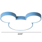Mouse Cartoon Slim LED Flush Mount Ceiling Light Lumendat
