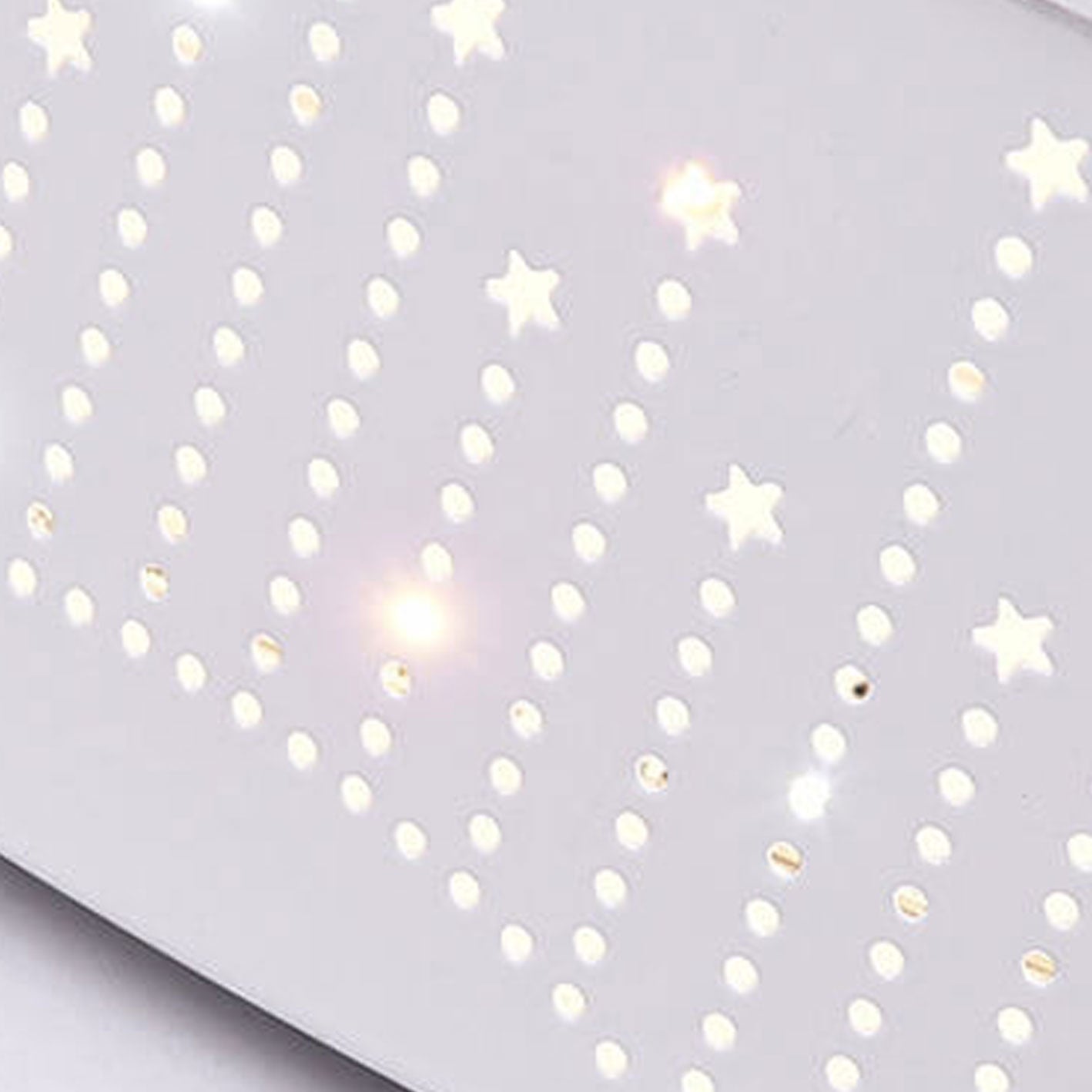 Lumendat Modern Minimalist Starry Sky Round Children's LED Flush Mount Ceiling Light Lumendat